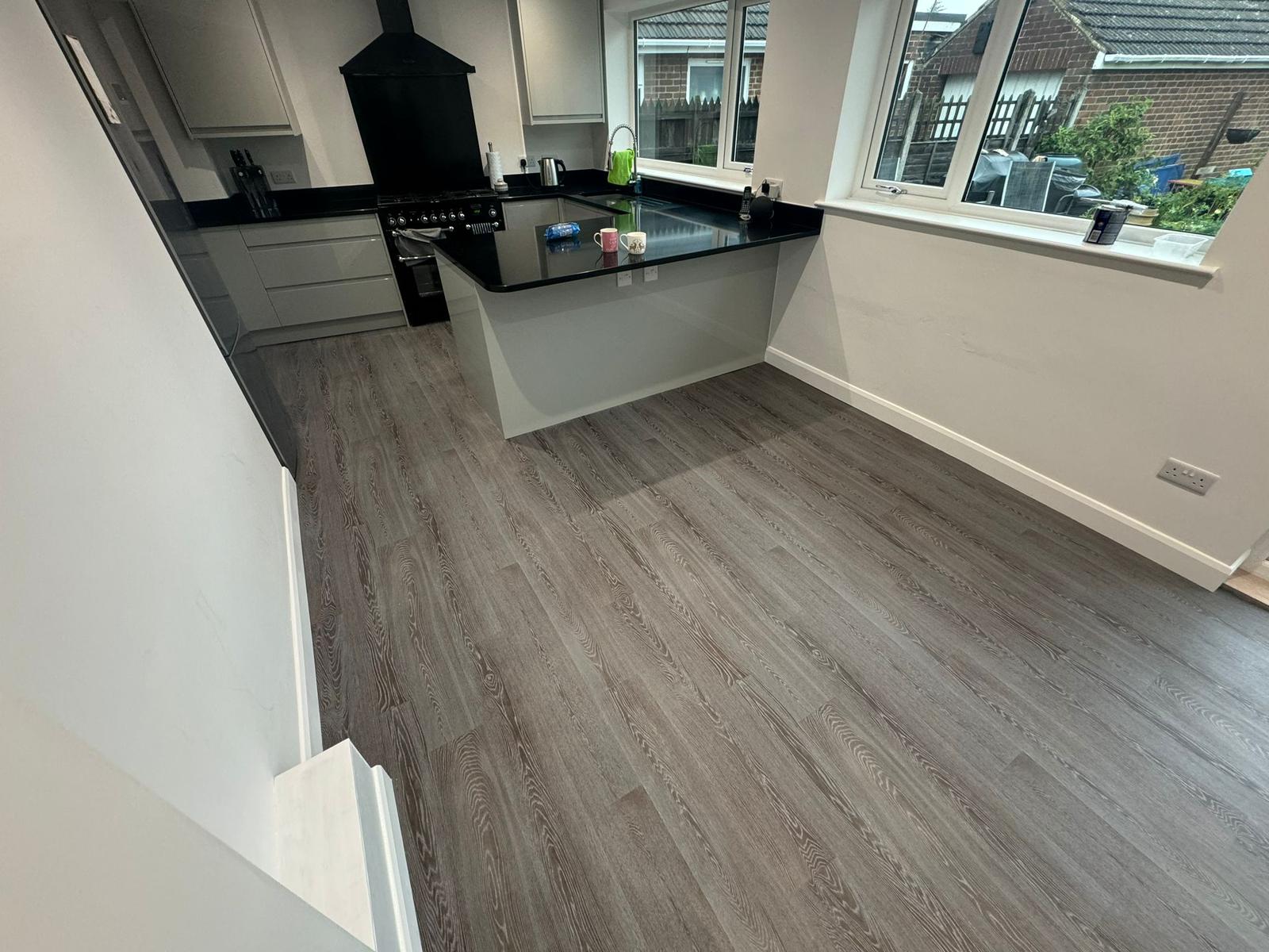 New Kitchen Vinyl Floor Fitting - Chatham, Kent